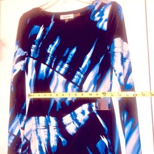 Calvin Klein Top with 3”x3”Metal Emblem